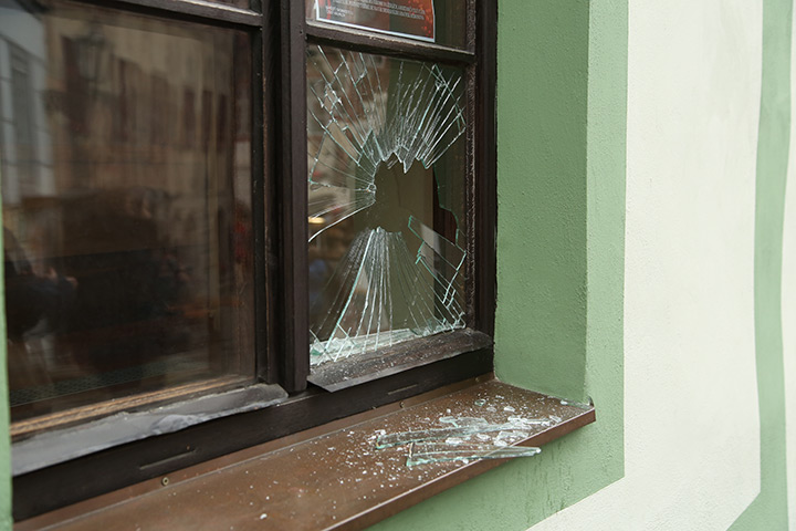 A2B Glass are able to board up broken windows while they are being repaired in Totton.